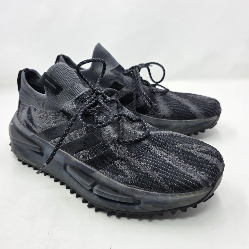 Adidas NMD_S1 Carbon Grey Black Mens Sneakers ID0654 Size 10.5